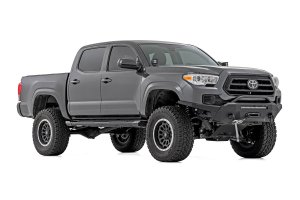 Toyota Tacoma Running Boards - Rough Country - HD2 Aluminum - Black - '05-'23 Toyota Tacoma Running Boards - Rough Country - HD2 Aluminum - Black - '05-'23